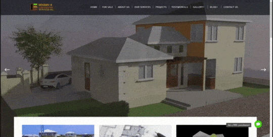 Web Development by Kemar Miller for Forté Design and Construction Services Inc.